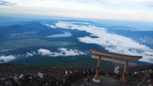 富士山の山頂