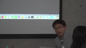 大学院でのワークショップの様子